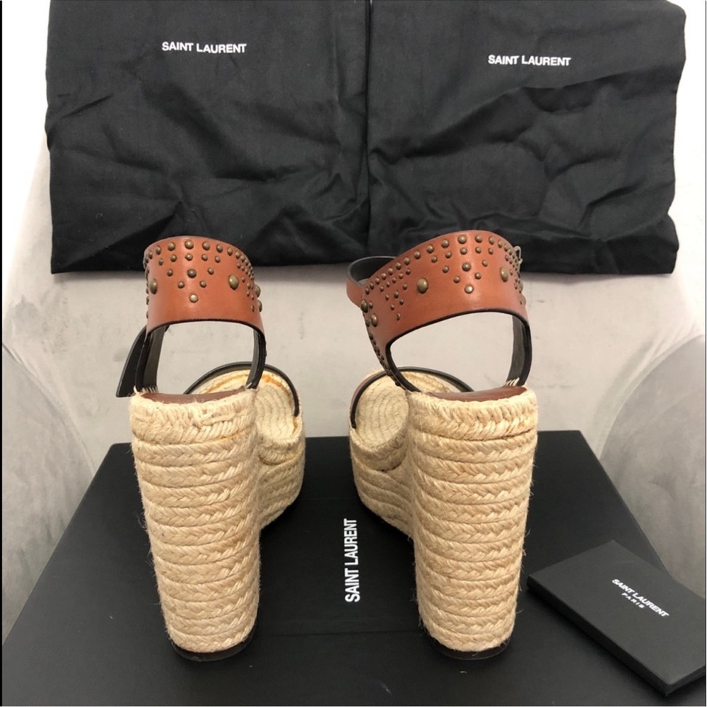 Authentic Saint Laurent Wedges size 10 - Picture 3 of 13